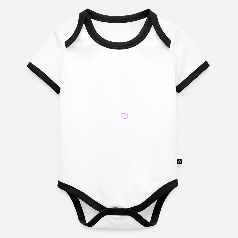 Climbing Team Baby Bio-Kurzarm-Kontrastbody