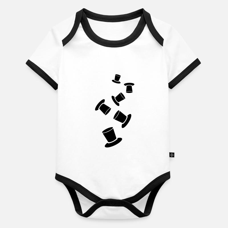 Cylinder Groom Organic Baby Contrasting Bodysuit