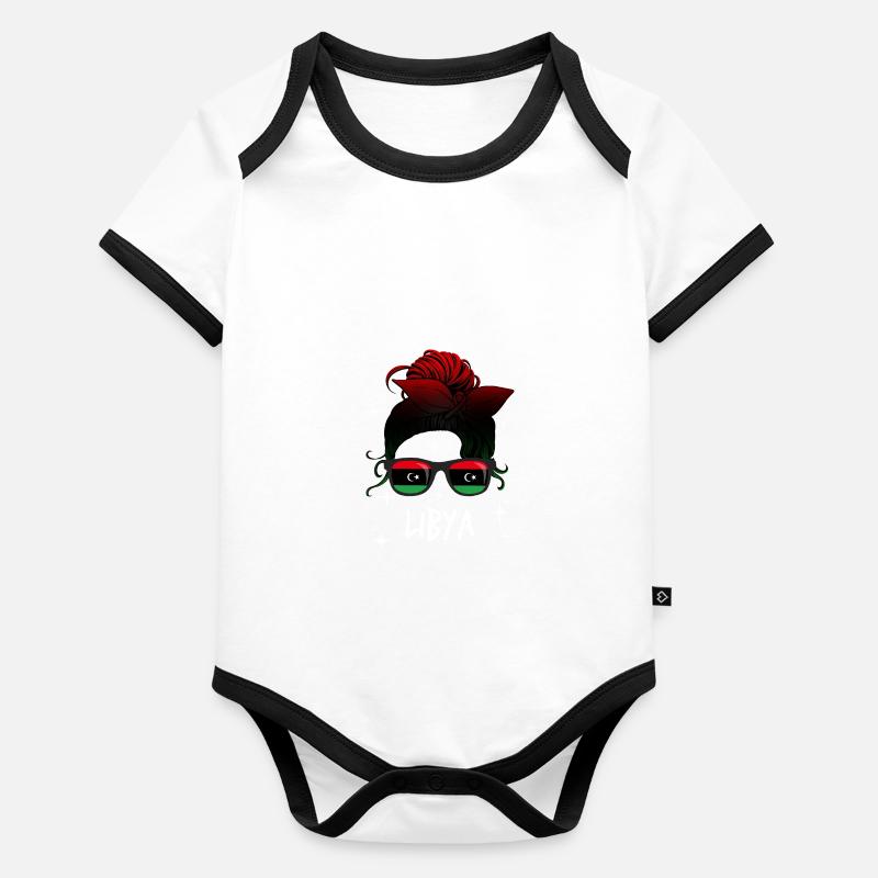 Libya Organic Baby Contrasting Bodysuit