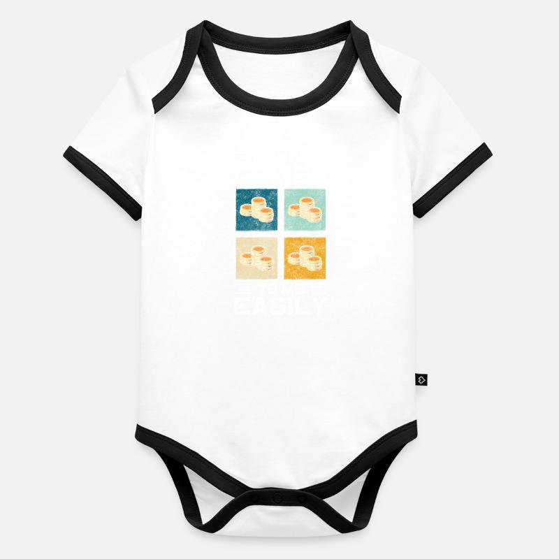 Wealth Prosperity Euro Business Organic Baby Contrasting Bodysuit