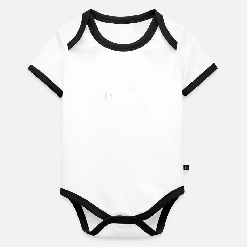 Foi chrétienne Godfidence Force Body Bébé bio contrasté manches courtes
