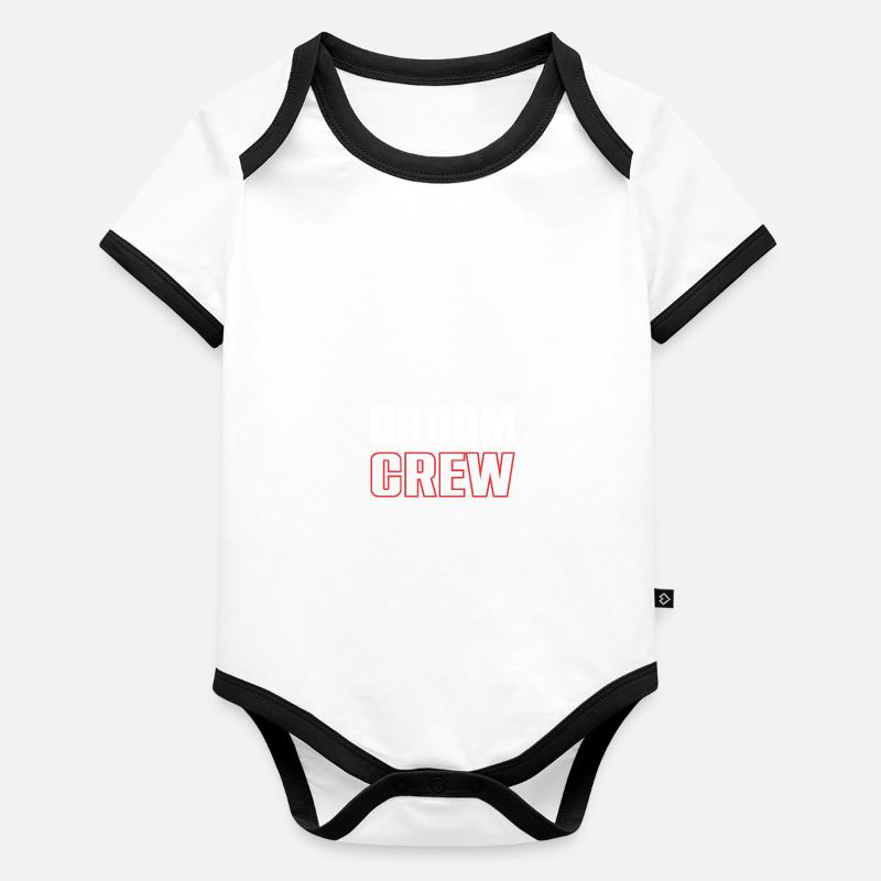 Groom Crew Organic Baby Contrasting Bodysuit
