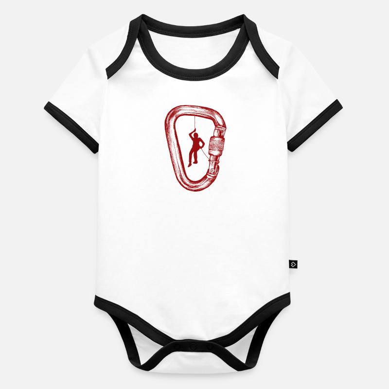 climber Organic Baby Contrasting Bodysuit