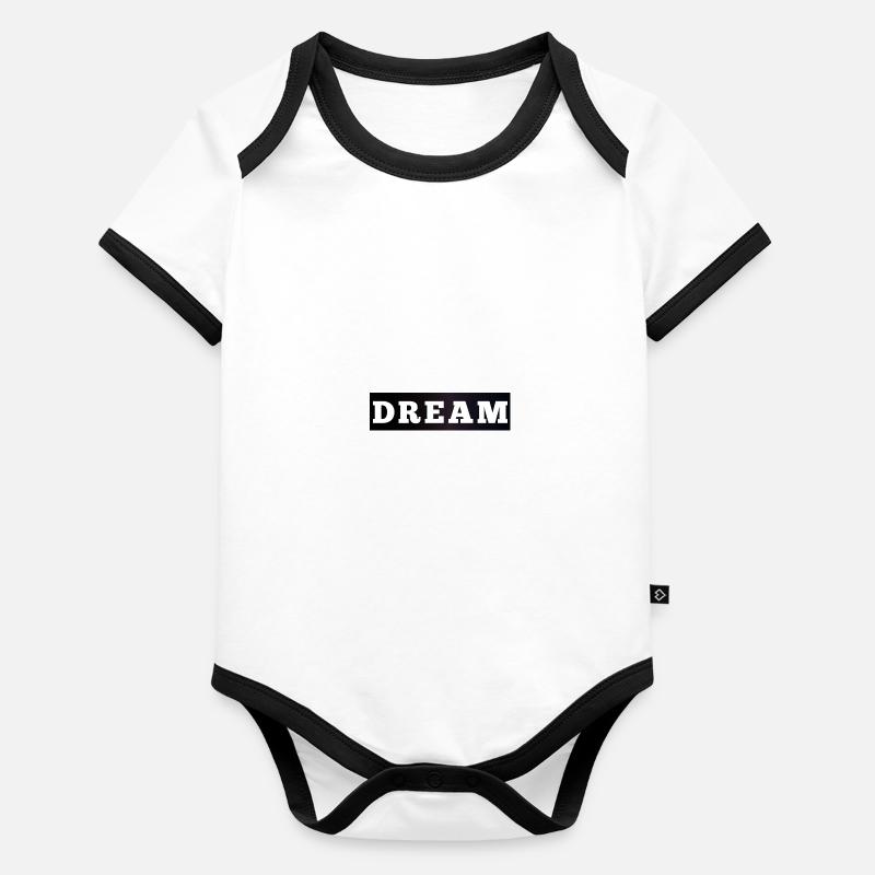 DREAM 5 Body Bébé bio contrasté manches courtes