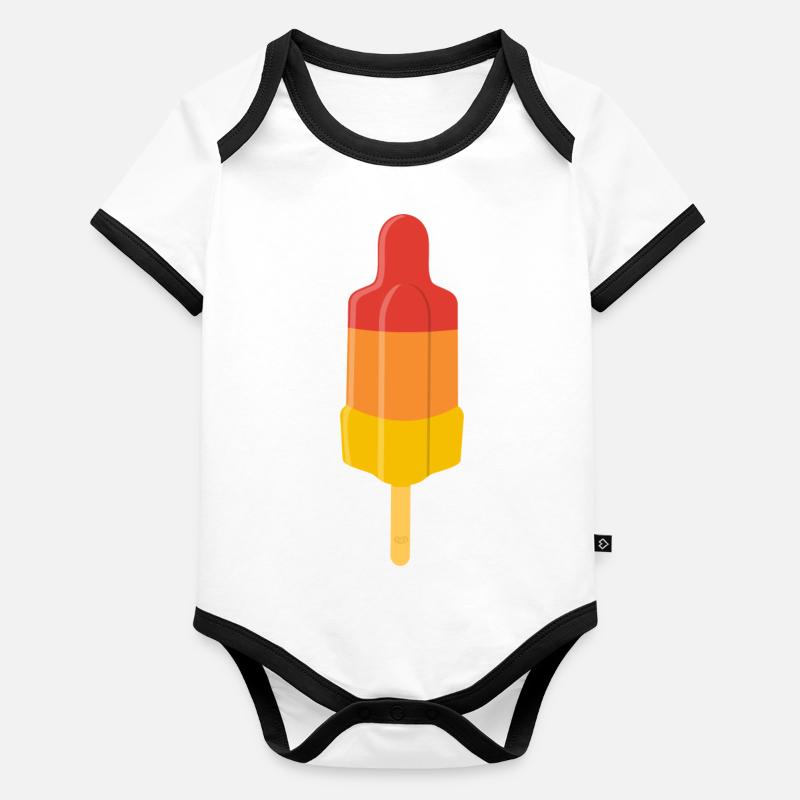 I'm going like a rocket SOLO Organic Baby Contrasting Bodysuit