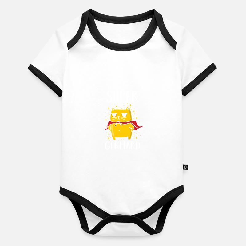 Gerhard Baby Bio-Kurzarm-Kontrastbody
