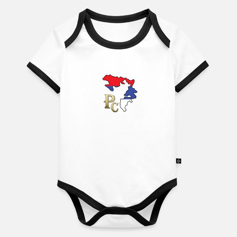 rs Body Bébé bio contrasté manches courtes
