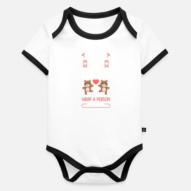 Teddy Child Child Organic Baby Contrasting Bodysuit