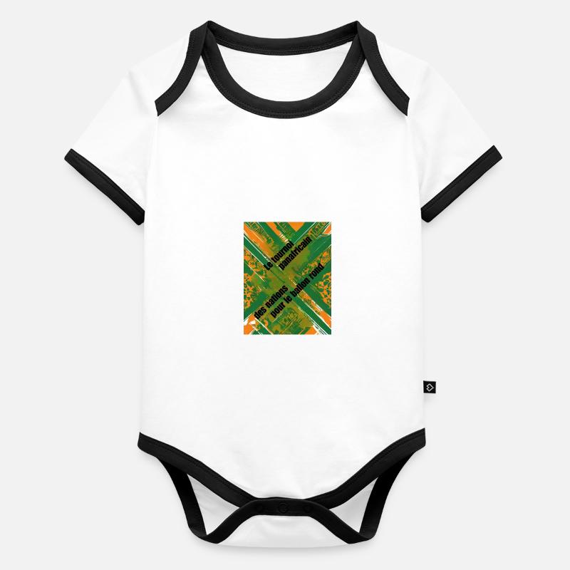 Pan-African Passion Organic Baby Contrasting Bodysuit