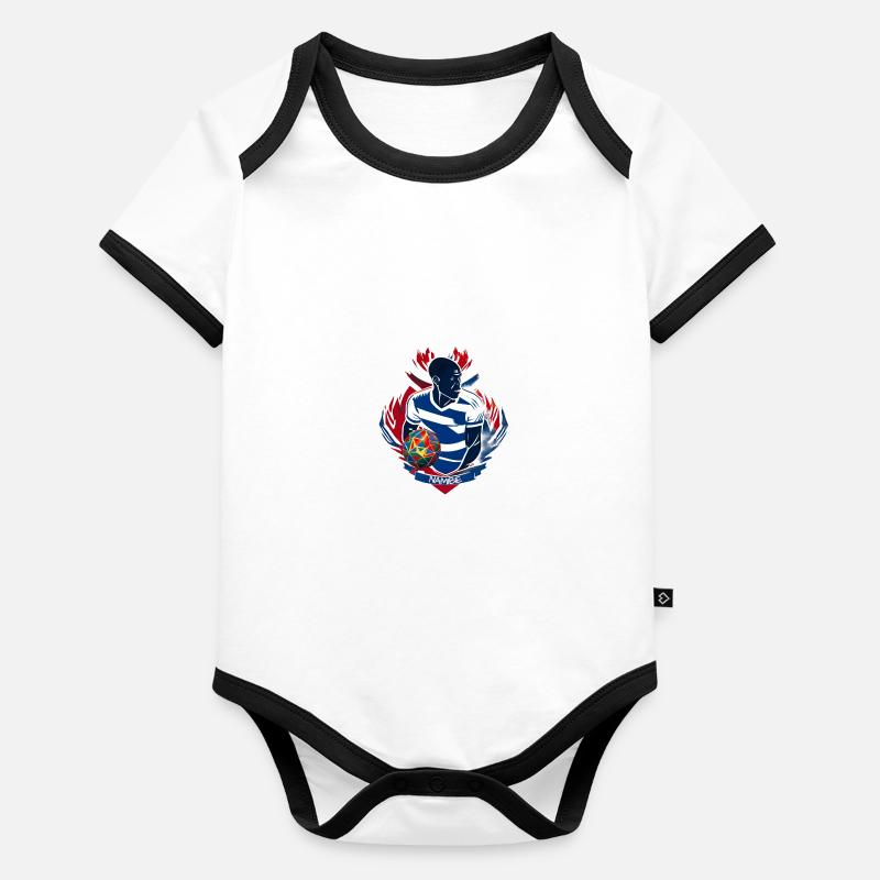 Die tapferen Krieger Baby Bio-Kurzarm-Kontrastbody
