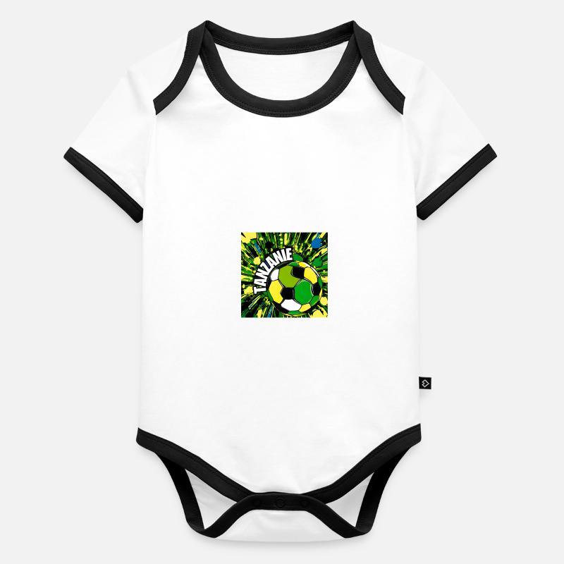 The Taifas Stars Organic Baby Contrasting Bodysuit