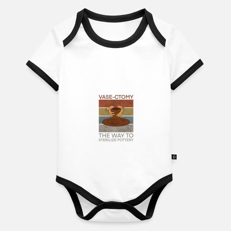 Ceramic Pottery Clay Clay Hobby Gift Organic Baby Contrasting Bodysuit