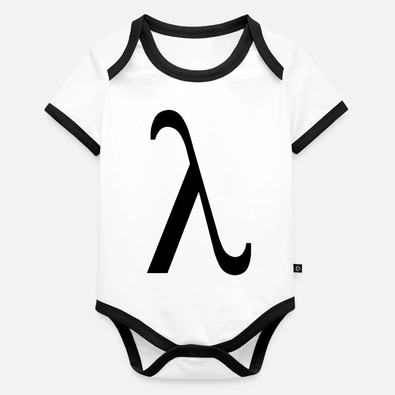 Lamda Baby Bio-Kurzarm-Kontrastbody