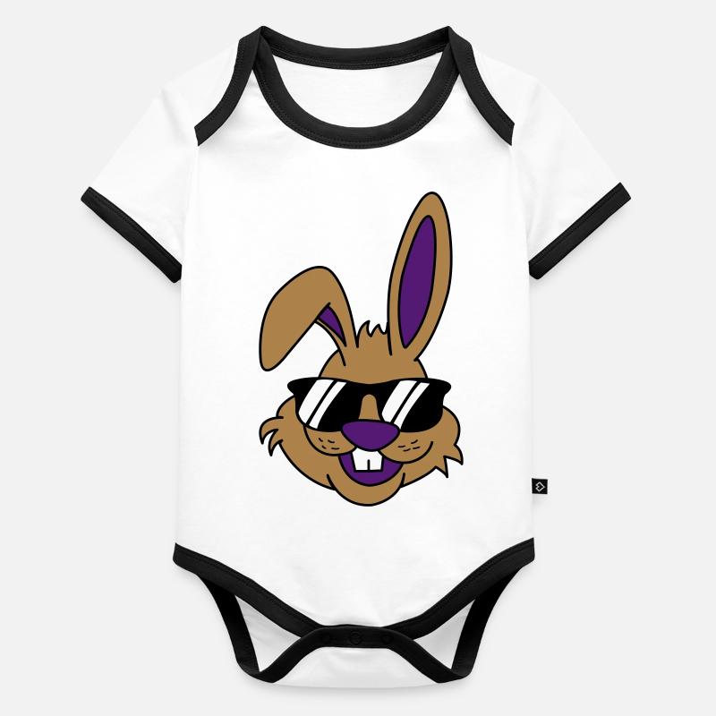 cool Organic Baby Contrasting Bodysuit