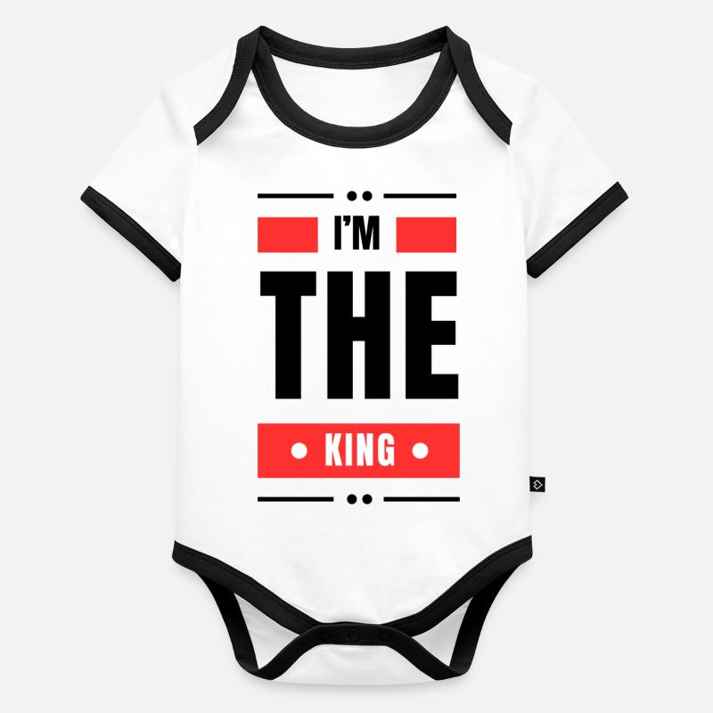 King Body Bébé bio contrasté manches courtes