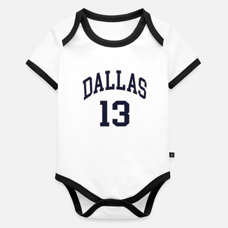 Dallas 13 Organic Baby Contrasting Bodysuit