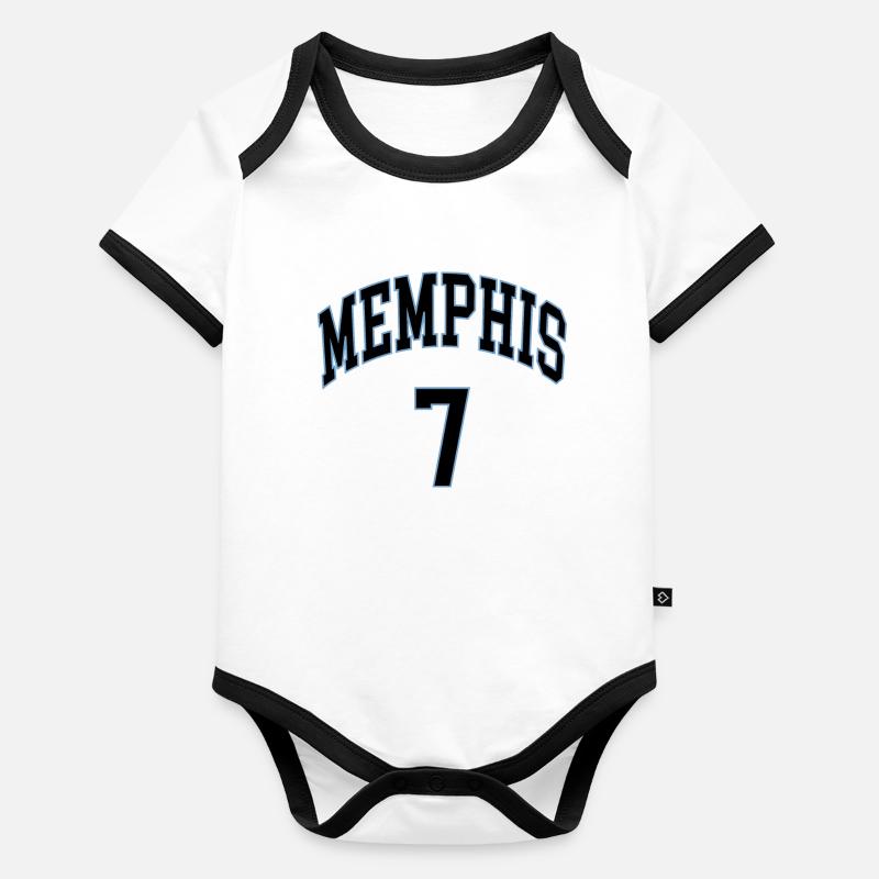 Memphis 7 Organic Baby Contrasting Bodysuit