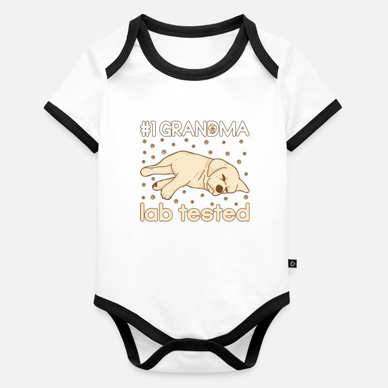grandma lab tested Baby Bio-Kurzarm-Kontrastbody