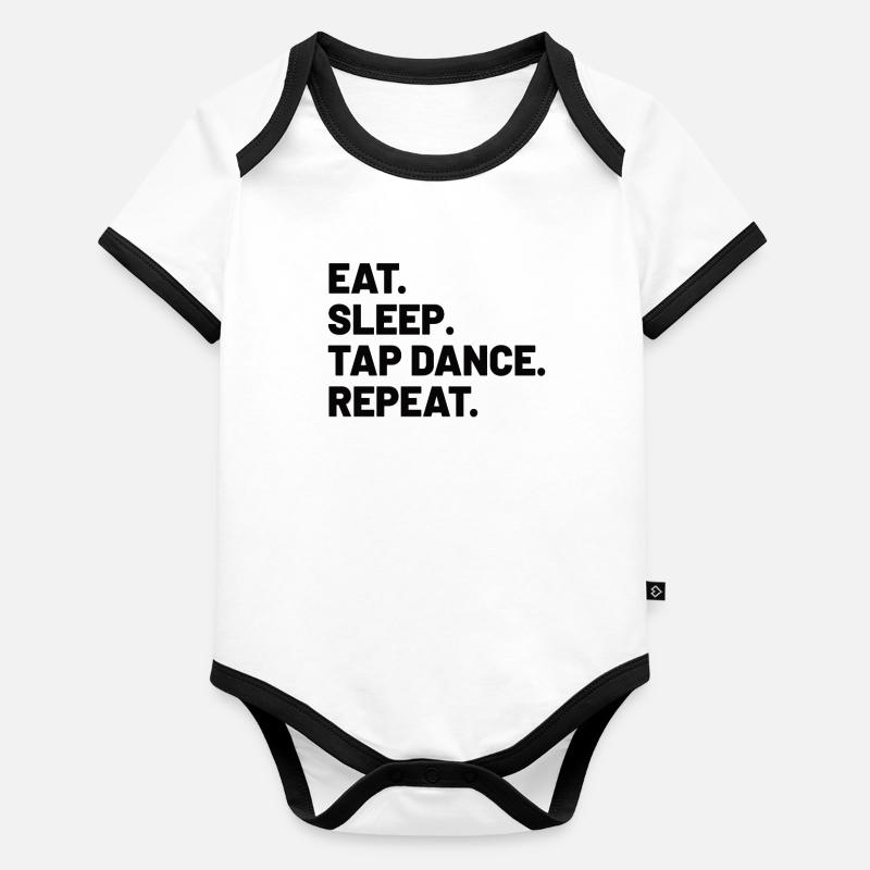 Stepptanze Professeur de danse cadeau Body Bébé bio contrasté manches courtes