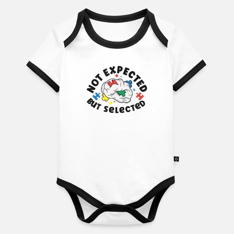 Autism Awareness Autism Disease Autistic Gift Baby Bio-Kurzarm-Kontrastbody