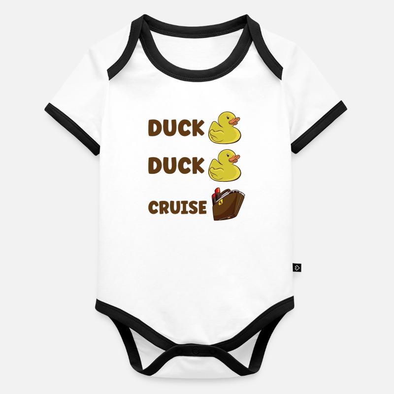 Boating Boat Captain Cruise Ship Organic Baby Contrasting Bodysuit