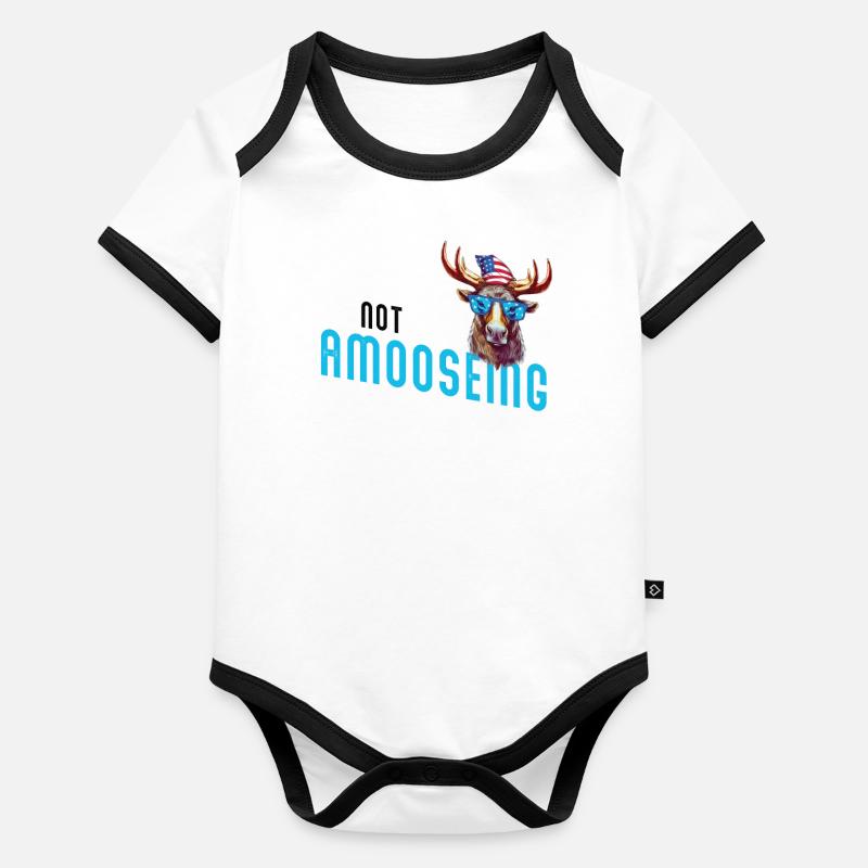Non Amooseing Cool Moose Organic Baby Contrasting Bodysuit
