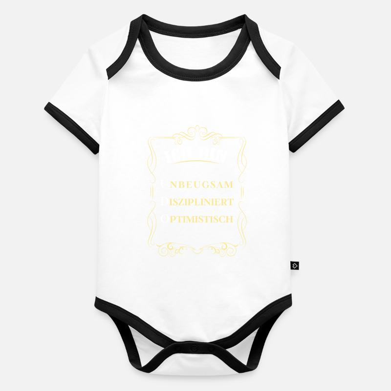 Für den besten Menschen - Ich bin Udo Baby Bio-Kurzarm-Kontrastbody