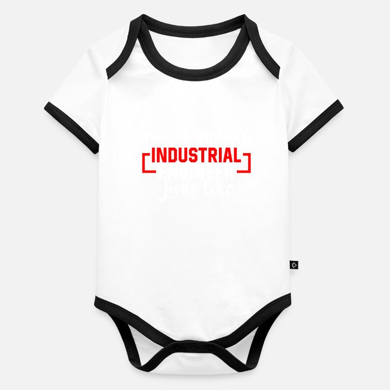 This How Industrial Engineer Looks Like Organic Baby Contrasting Bodysuit