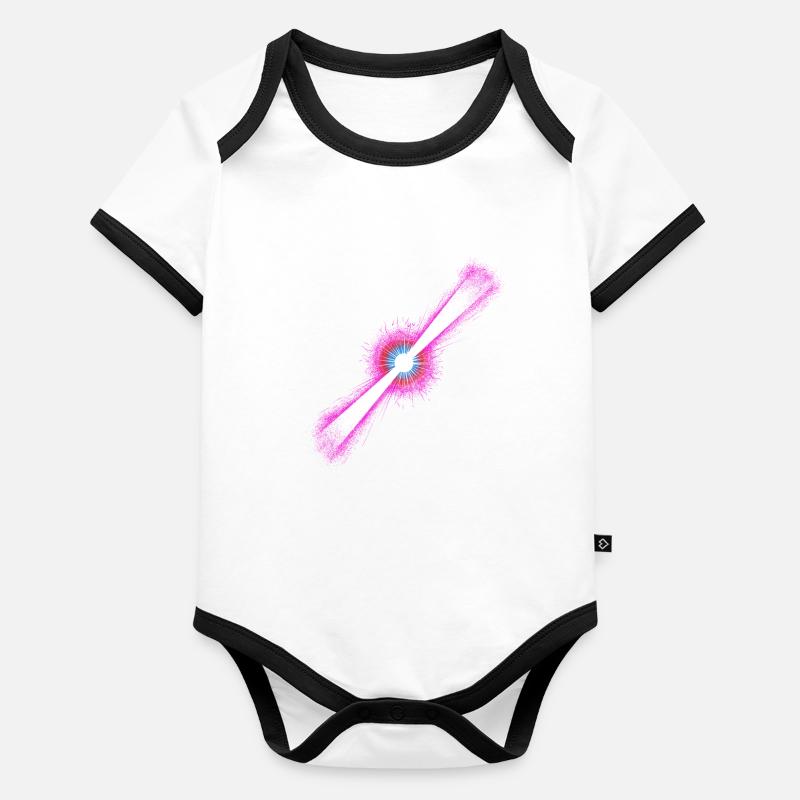 Gamma-ray burst Organic Baby Contrasting Bodysuit