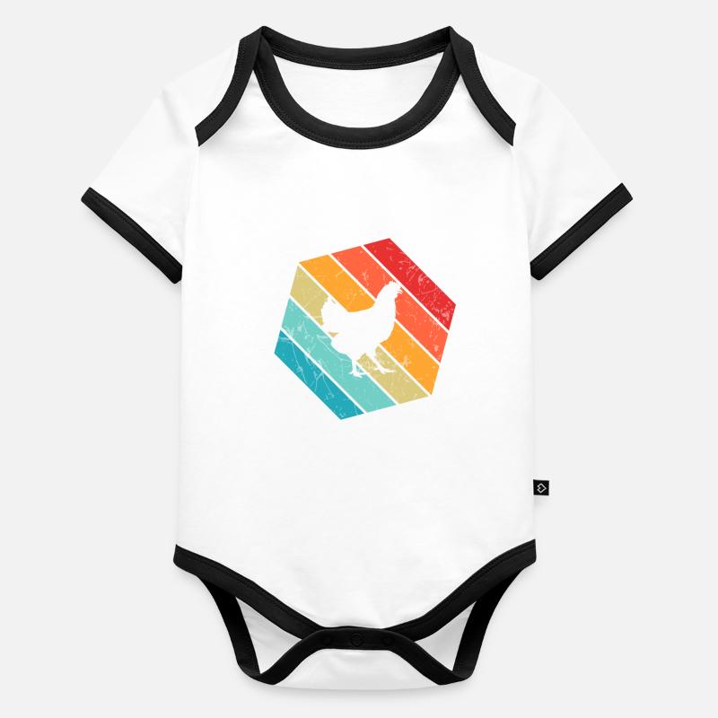 Potato Retro Mashed Potato Farmer Gift Organic Baby Contrasting Bodysuit