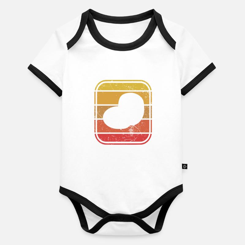 Potato Mashed Potatoes Retro Gift Organic Baby Contrasting Bodysuit
