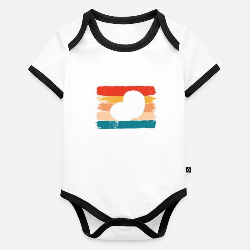 Potato Retro Mashed Potato Farmer Gift Organic Baby Contrasting Bodysuit