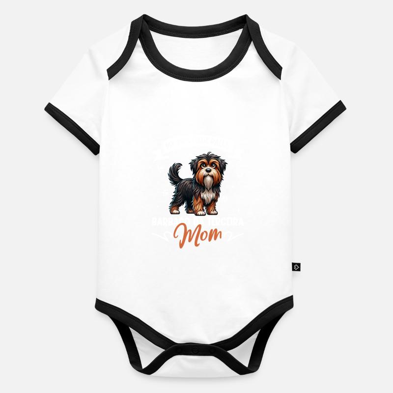 Barbado da Terceira Mama Body Bébé bio contrasté manches courtes