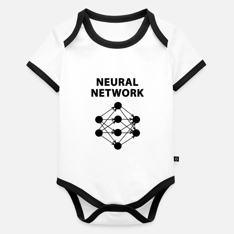 Machine Learning sur réseau neuronal Body Bébé bio contrasté manches courtes