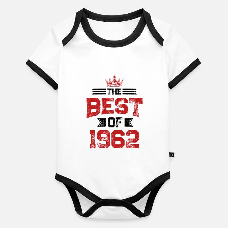 1962 best of Body Bébé bio contrasté manches courtes