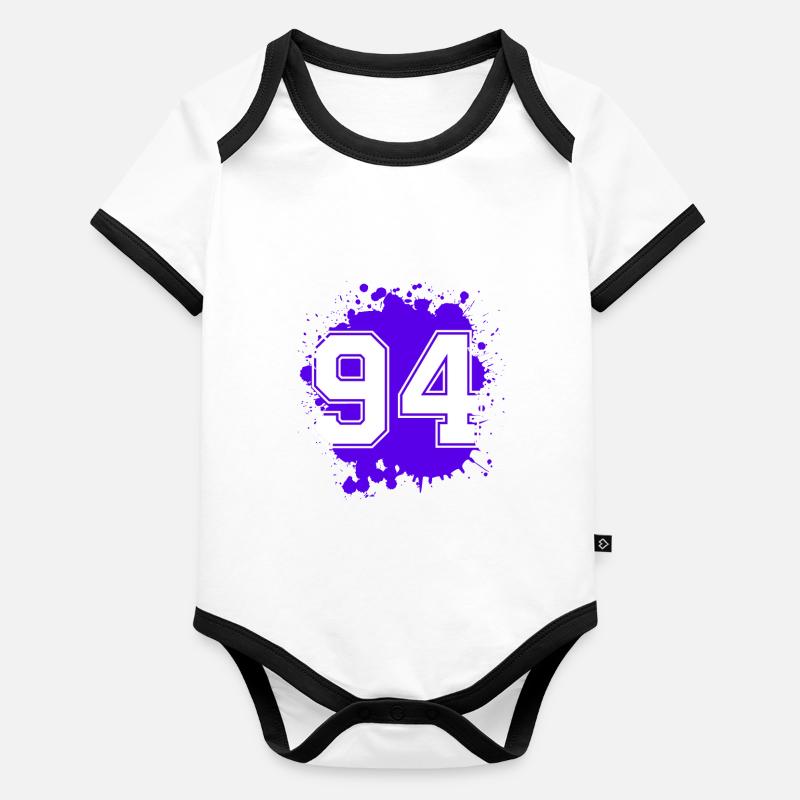 94 Nombre d’objets blob Body Bébé bio contrasté manches courtes