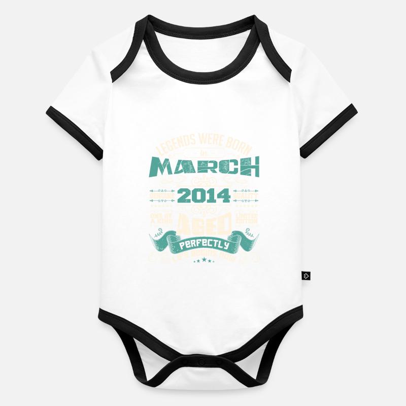 March 2014 | birthday gift Body Bébé bio contrasté manches courtes