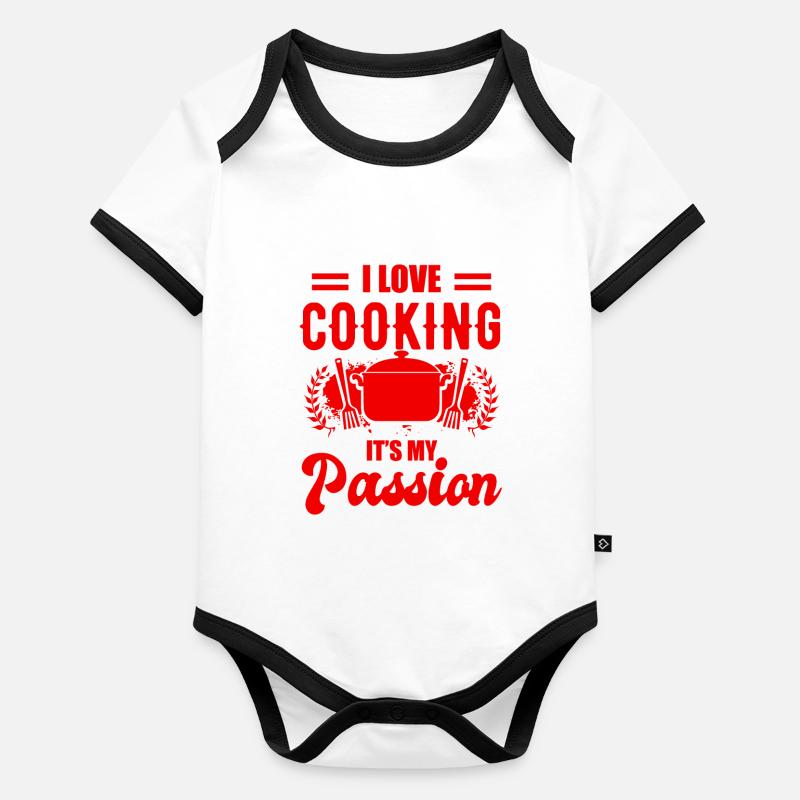 Ingrédients de cuisson Body Bébé bio contrasté manches courtes