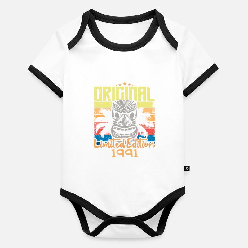 Legenden wurden 1991 Geburtstagsgeschenk geboren Baby Bio-Kurzarm-Kontrastbody
