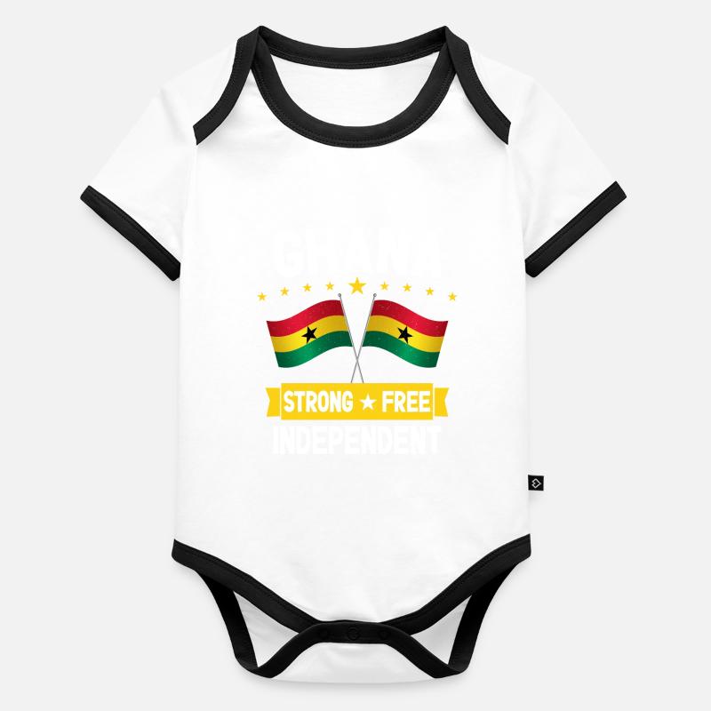 Ghana Organic Baby Contrasting Bodysuit