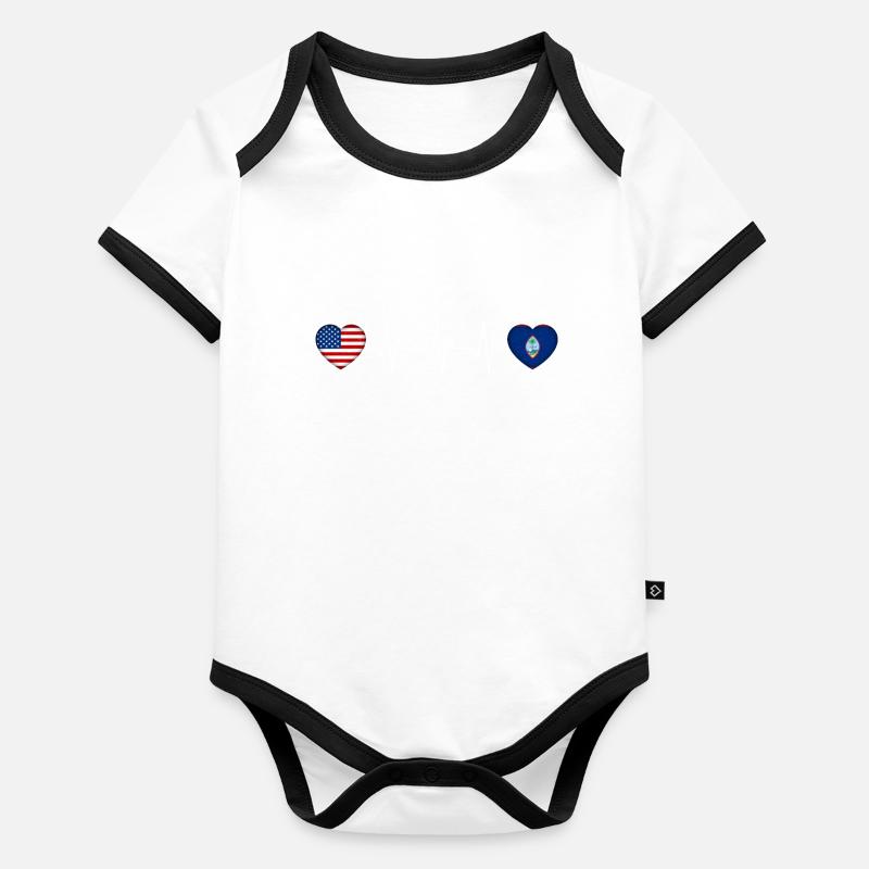 Guam Organic Baby Contrasting Bodysuit