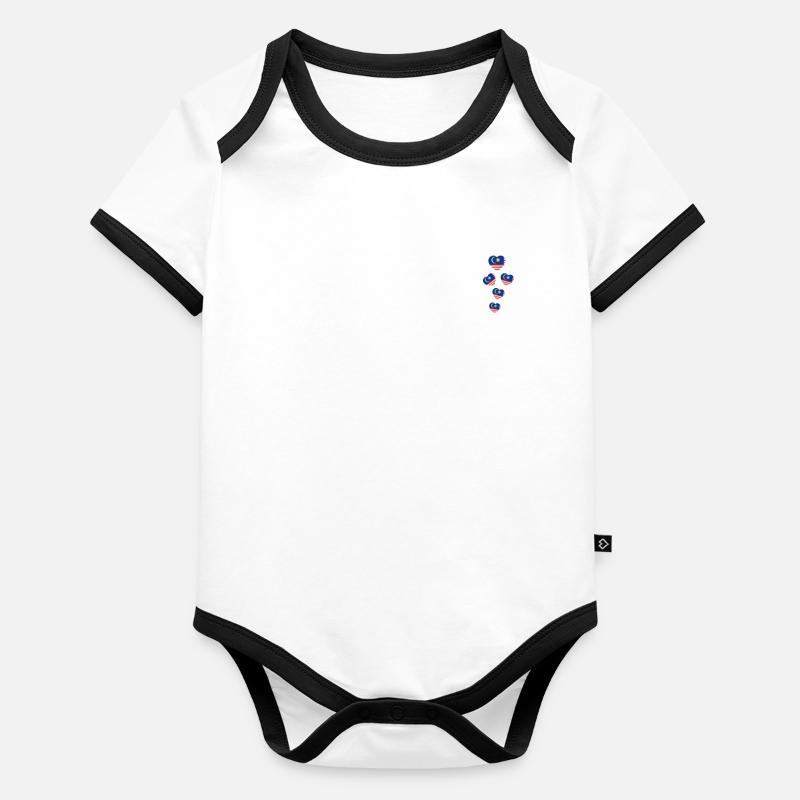 Malaysia Organic Baby Contrasting Bodysuit