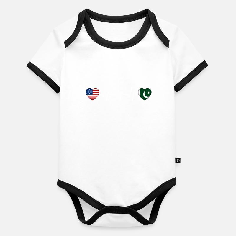 Pakistan Organic Baby Contrasting Bodysuit