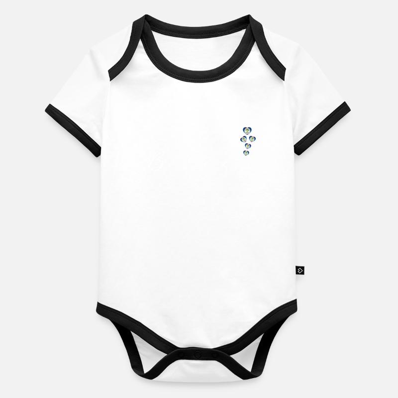 Belize Organic Baby Contrasting Bodysuit
