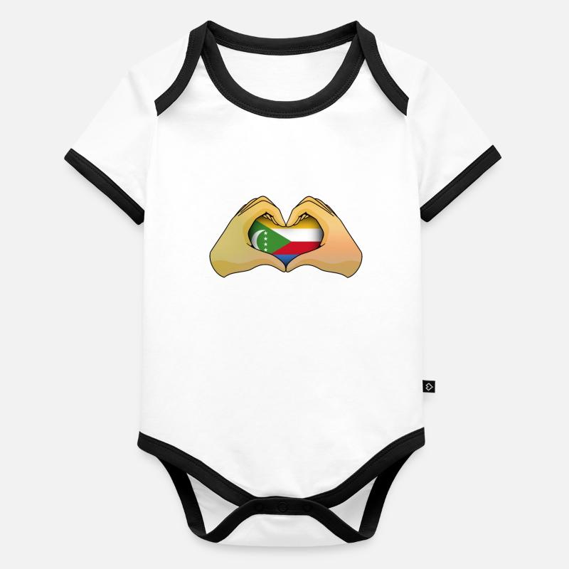 Comoros Organic Baby Contrasting Bodysuit