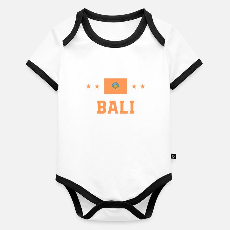 Bali Body Bébé bio contrasté manches courtes