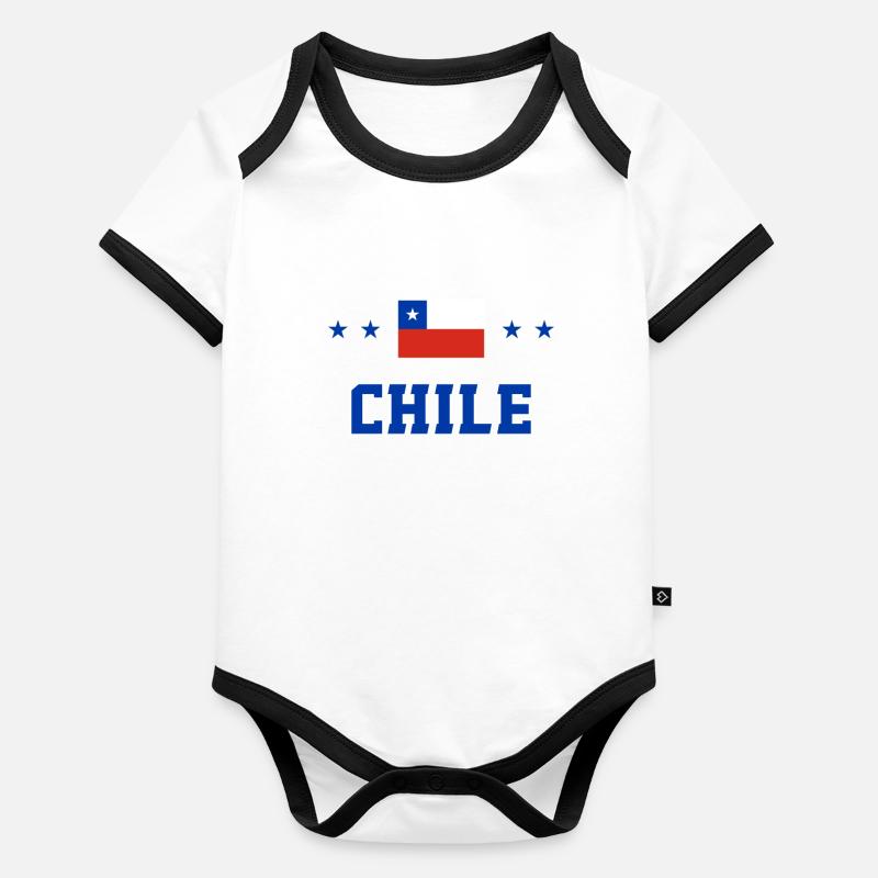 Chili Body Bébé bio contrasté manches courtes