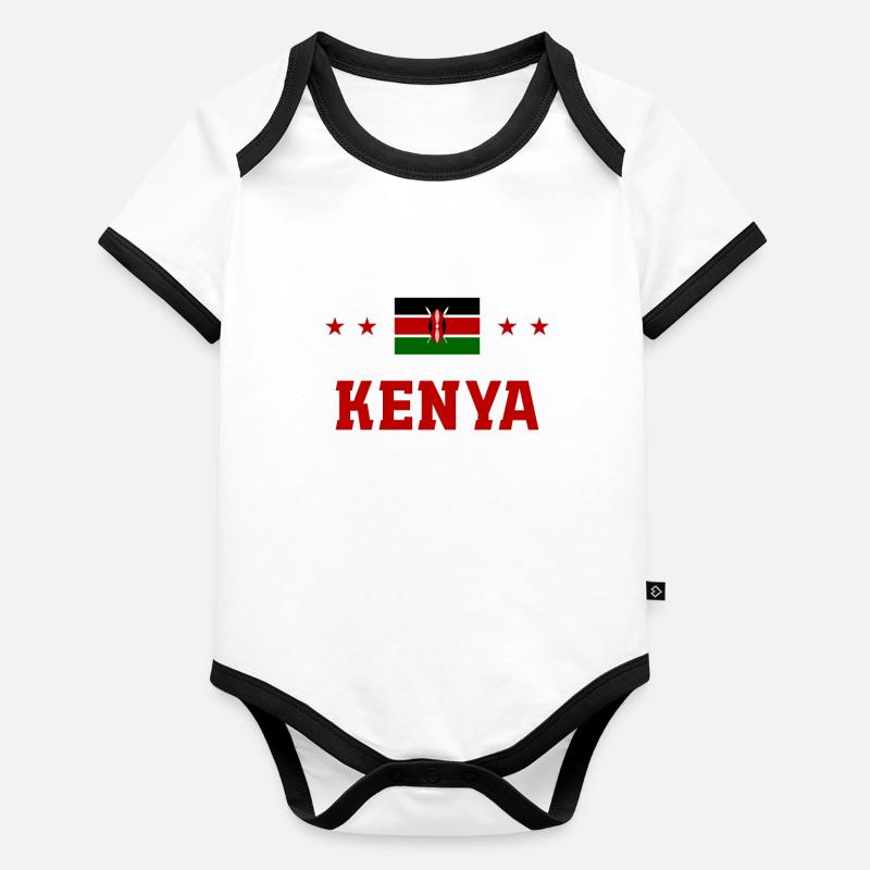 Kenya Organic Baby Contrasting Bodysuit