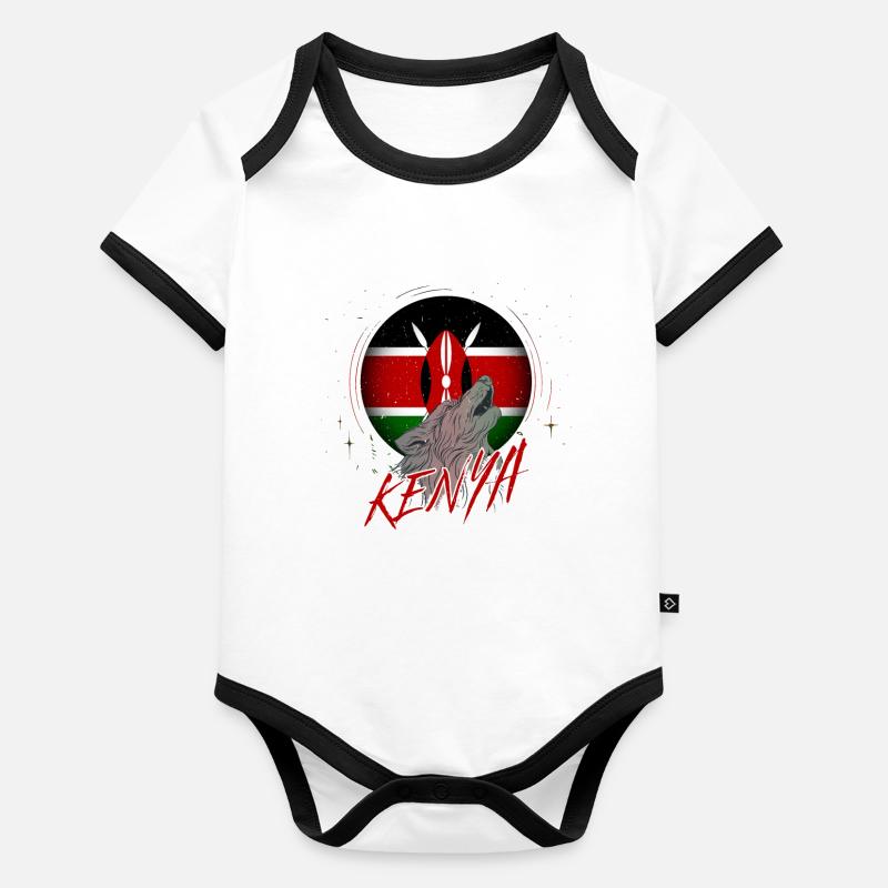 Kenya Organic Baby Contrasting Bodysuit
