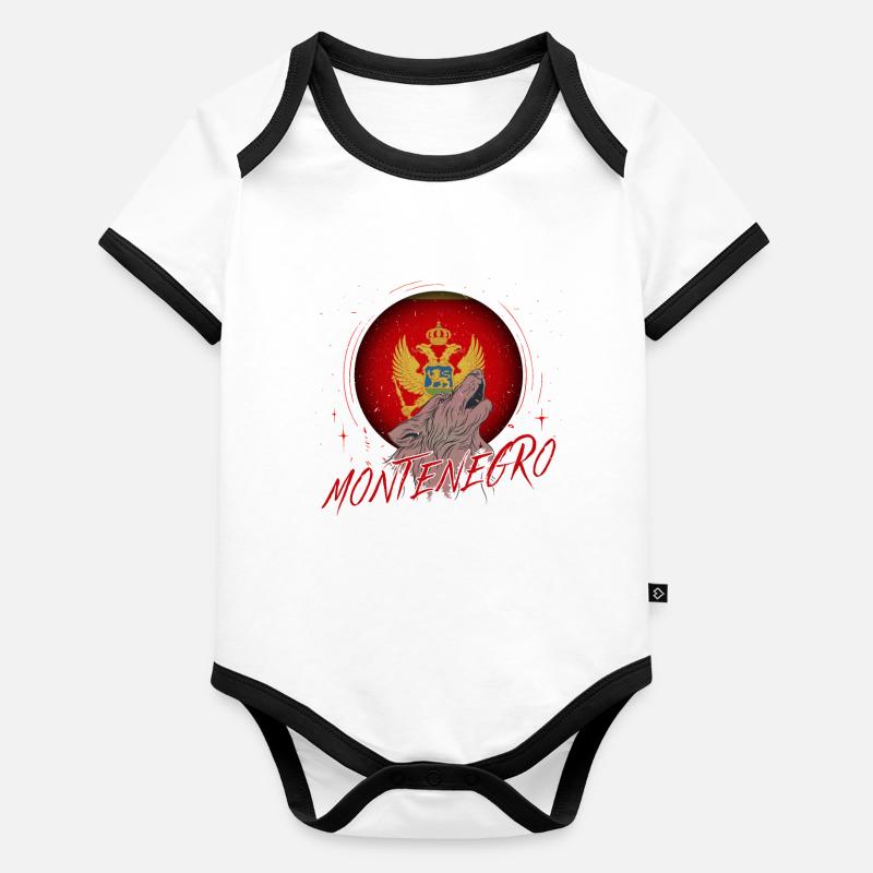 Montenegro Organic Baby Contrasting Bodysuit